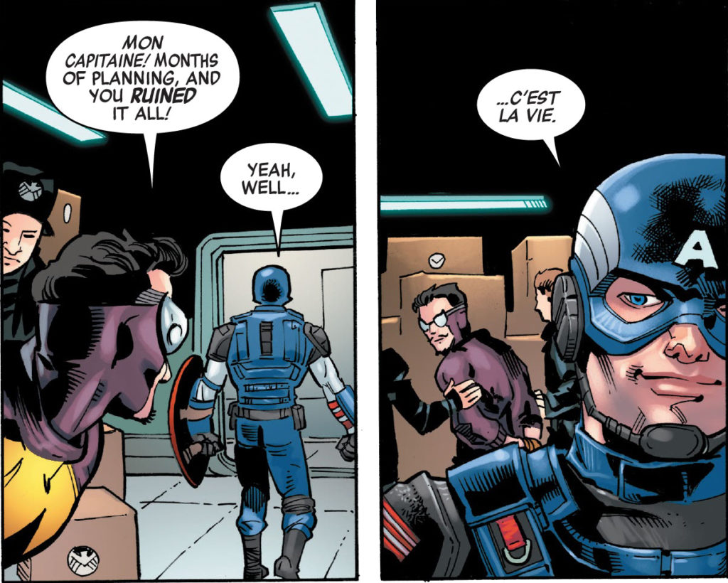 Captain America dialogue