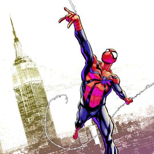 Digital Inking - Spider-Man
